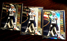 2020 Select Tom Brady Unbreakable #U6 w/ Prizm Silver/ New England Patriots GOAT