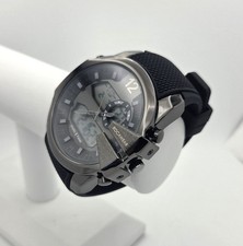 Rocawear 50511B-42-G02 Men's Analog-Digital Black Silicone Strap Watch 51mm