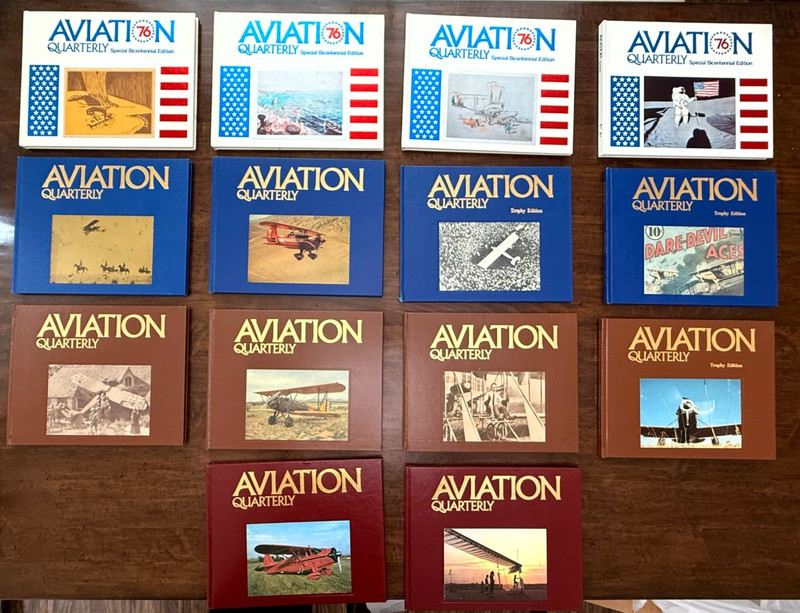 Aviation Quarterly Lot 1976 Vol 1-4, 1977 Vol 1-4, 1978 Vol 1-4, 1979 Vol 1-2 LE