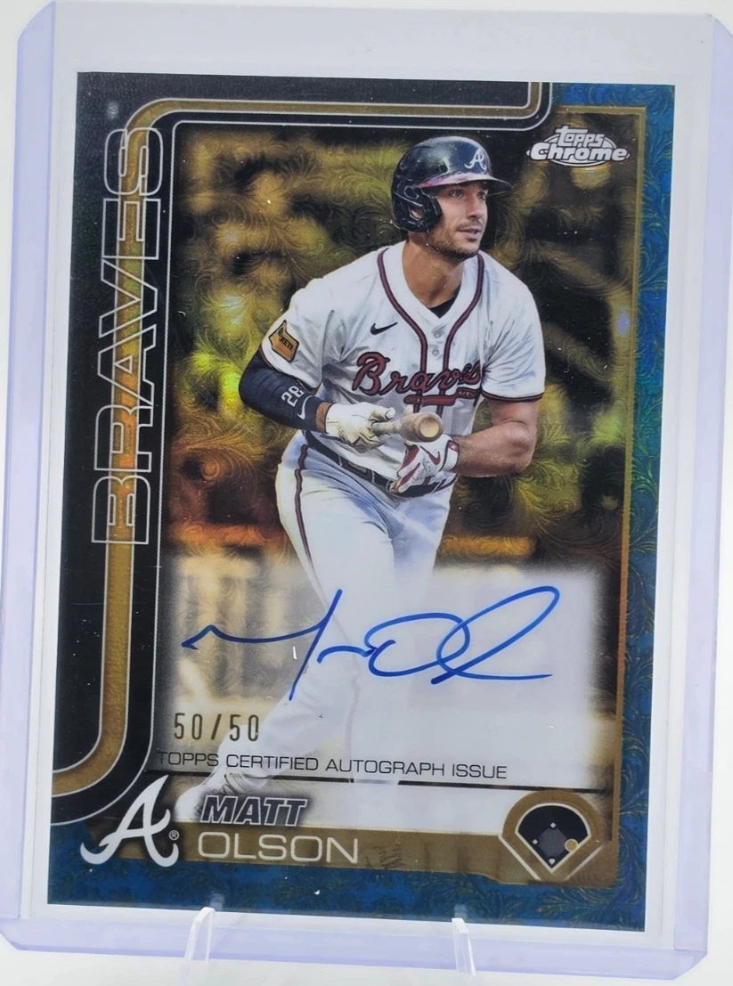 Matt Olson Baseball Serial Numbered Sports Trading Cards