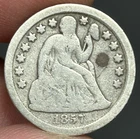1857 10c Seated Liberty Dime LOW Shipping!!!