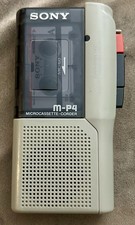 Sony M-P4 Microcassette Recorder 2-Speed with Microcassette tested working