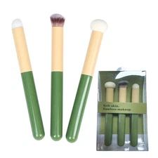 Concealer Brushes Set Flat Angled Foundation Brush Mushroom Makeup Sponge Brush 