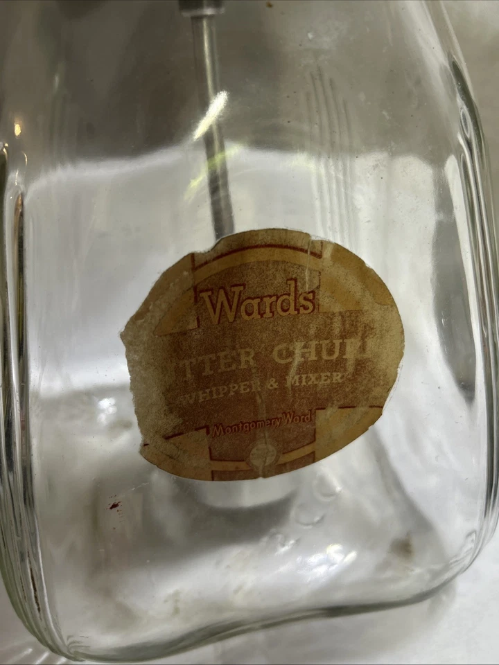 Batidora de mantequilla eléctrica vintage Ward Wards modelo funciona 86-1183A GRAN GLOBO Foto 2 de 4