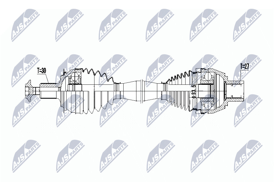 NPW-ME-064 NTY Drive Shaft for MERCEDES-BENZ - Image 10