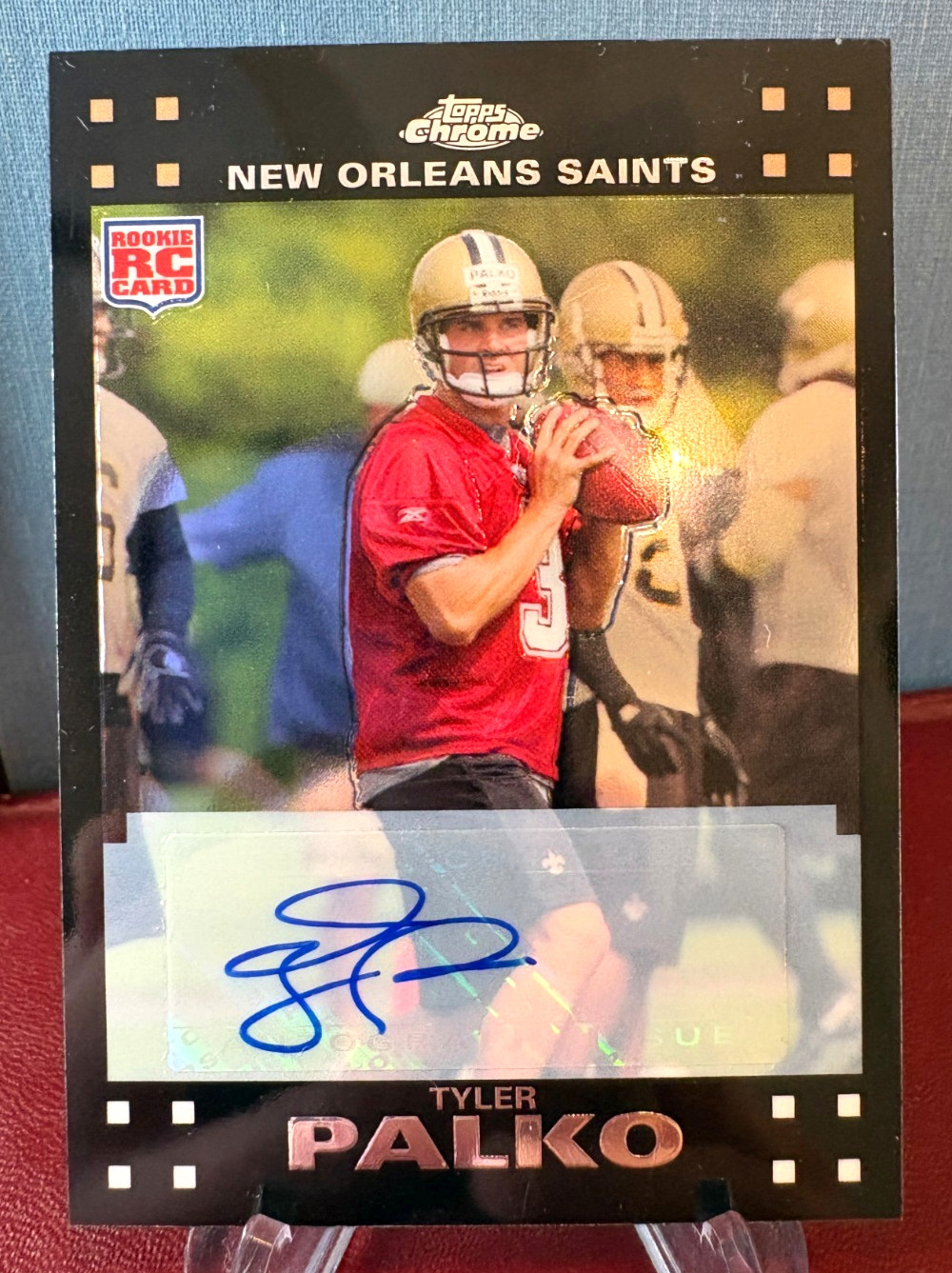2007 Topps Chrome #TC176 Tyler Palko - (RC) Rookie Autographs - Saints / Pitt