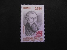France 2009     500th Death Anniversary  of Etienne Dolet (translator)    MNH