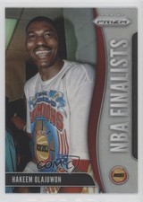 2019-20 Panini Prizm NBA Finalists Silver Prizm Hakeem Olajuwon #10 HOF oh4
