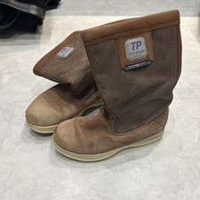 Henri Lloyd TP Ocean Extreme Deck Boots Brown Leather UK 6  Sailing