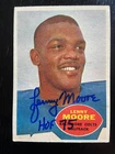 New ListingLenny Moore Autographed 1960 Topps Football Card #3 Colts Hall of Fame