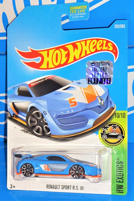 Hot Wheels 2017 Factory Set HW Exotics Series #365 Renault Sport R.S. 01 Blue