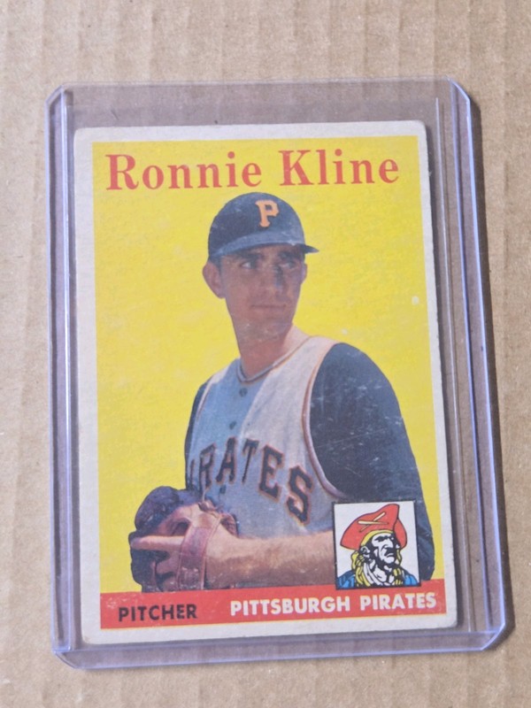 1958 Topps - Ronnie Kline #82 Pittsburgh Pirates