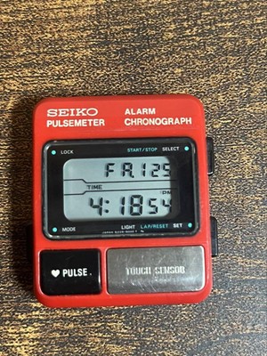 SEIKO セイコー パルスメーター PULSE METER S229-5000 Seiko Pulse Meter Digital Quartz Watch S229-5000 without