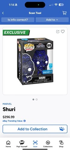 Funko Pop! Artist Series: Marvel - Shuri - Walmart (Exclusive) #69