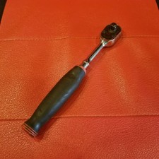 Snap On thl72 1/4" drive dual 80 comfort grip fixed head ratchet red. CLEAN