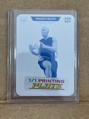 Chauncey Billups 2024 Leaf Basketball 1/1 Printing Plate