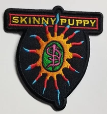Skinny Puppy electro-industrial band Embroidered Patch approx  3.25x3.75"