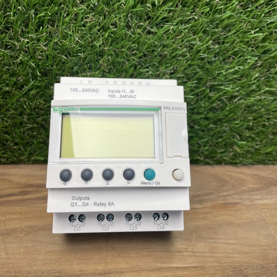 SCHNEIDER ELECTRIC ZELIO LOGIC SR2 A101FU COMPACT SMART RELAY 100-240VAC #16M - Photo 2/4