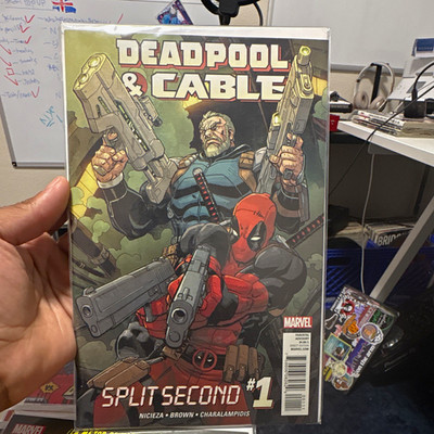 Marvel Deadpool & Cable: Split Second #1 Deadpool Cable Direct Fabian Nicieza