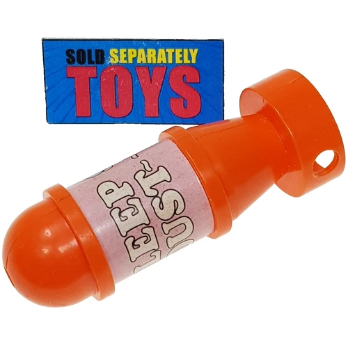 Vtg TMNT Turtle Blimp SLEEP DUST BOMB original 1988 orange accessory part