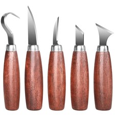 Wood Carving Kit Whittling Kit Wood Carving Tools Set for DIY Crafts with Det...