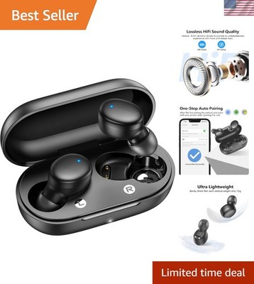 High-Performance Bluetooth 5.3 Earbuds: Comfort Fit & 30-Hour Battery Life