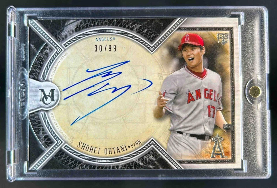 2018 Topps Museum Collection Shohei Ohtani Archival Auto RC #30/99 Angels