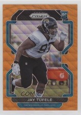 2021 Panini Prizm Rookie Orange Wave Prizm 48/60 Jay Tufele #440 0kz8