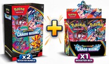 Pokemon Chaos Rising Booster Box  x2 Booster Bundles - New - Sealed - PRESALE