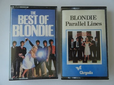 Blondie Cassette Tape Bundle Best Of Blondie & Parallel Lines Tested Plays Well - Image 1 of 4