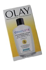 Olay Complete Lightweight Lotion Sunscreen SPF 15 Vitamin E B3 C New M12 