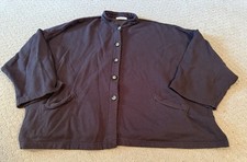 Bryn Walker Heavy Linen Danuta Jacket Womens Sz L Oversized Boxy Bin 17