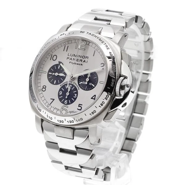 Panerai — Officine Panerai Luminor PAM00060 40mm Ti Silver Dial Automatic Watch #C1480