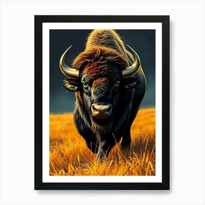 Wild Animal Creative Portrait 14 Ar Framed Wall Art Poster Canvas Print Picture