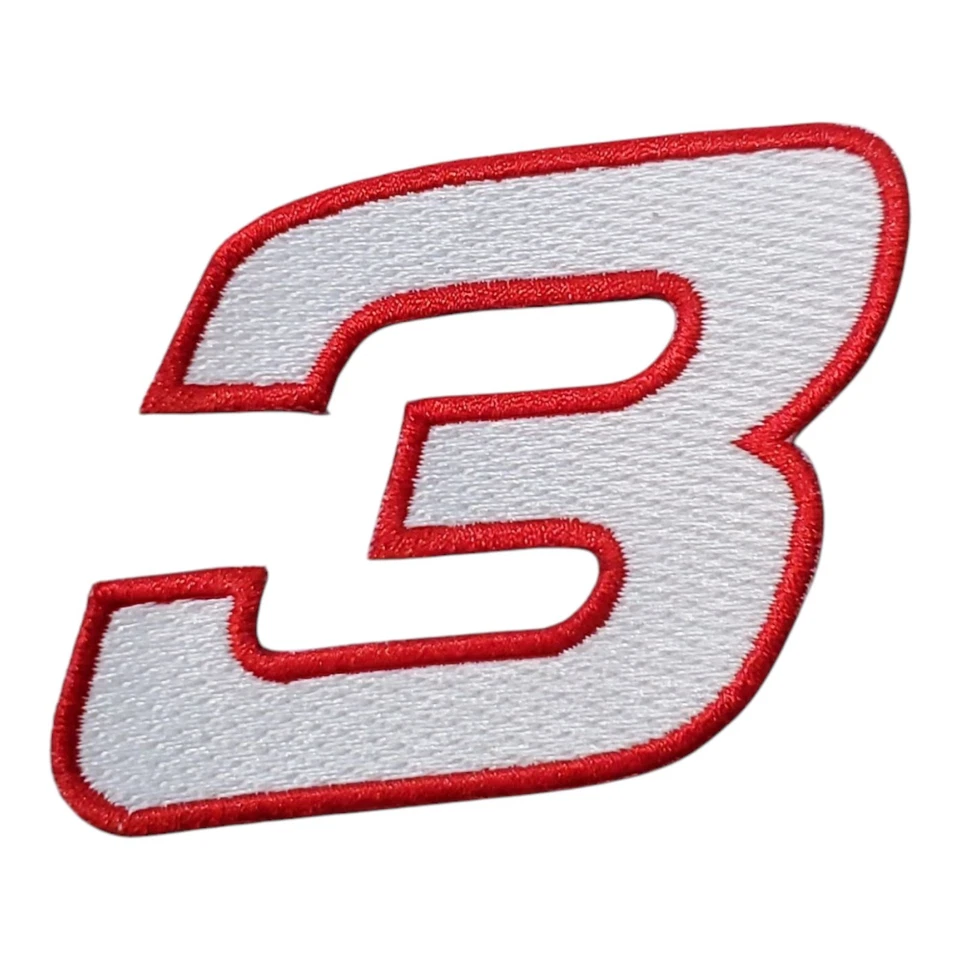 Parche vintage Dale Earnhardt #3. Bordado. Plancha. 3"x2.25" Foto 2 de 4