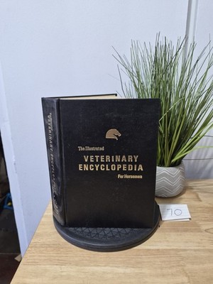 ''The Illustrated Veterinary Encyclopedia For Horsemen'' 1977 Black Hardcover Book