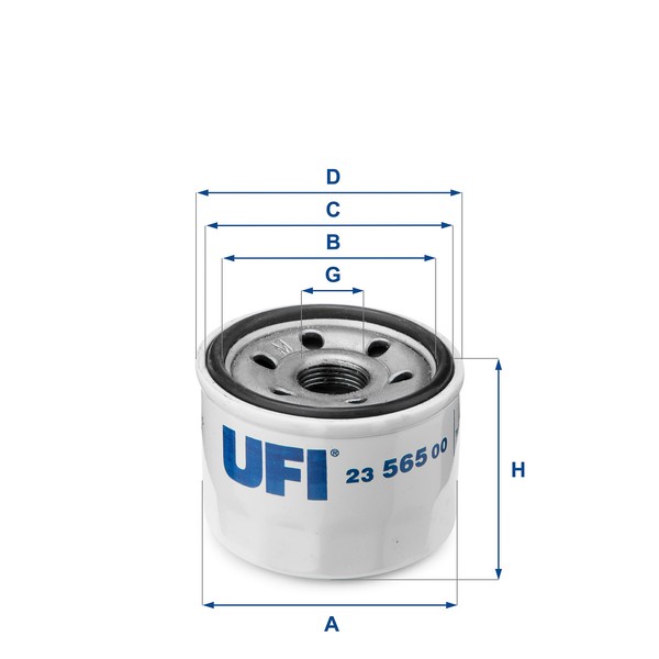 Ufi 23.565.00 ÖLfilter FüR Mitsubishi, Smart-image