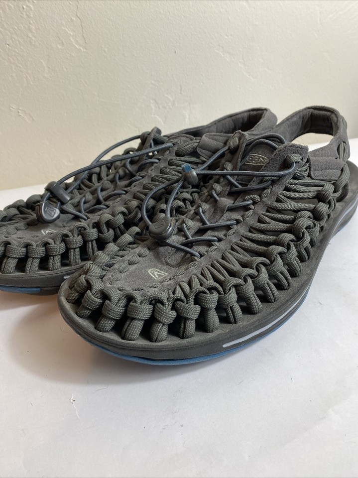 Keen Uneek Men's 10 SlipOn Sandals Paracord Water Shoes Gray eBay