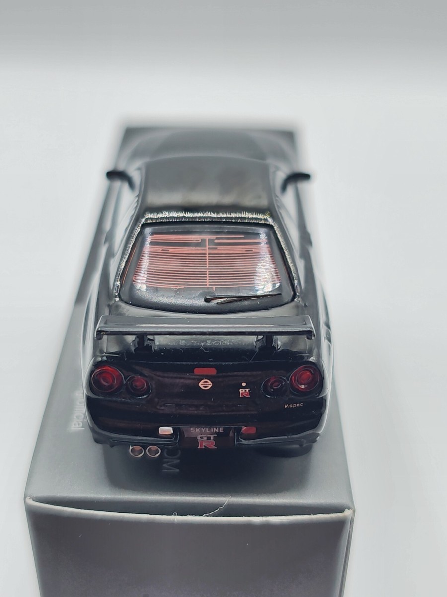 Mini GT 1:64 Nissan Skyline GT-R (R34) V-Spec Black Pearl #570 | eBay