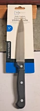 Mainstays High Carbon Stainless Steel 5" Paring Knife Full Tang Triple Rivet NEW