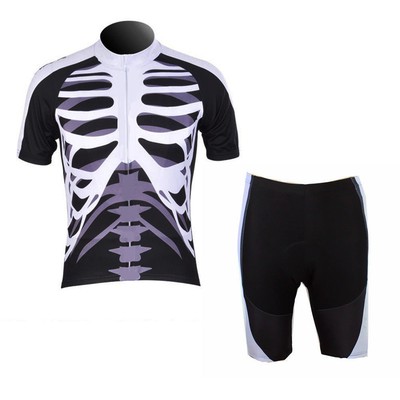skeleton cycling shorts