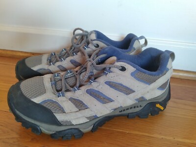 Merrell Moab 2 Vent continuum J06018 vibram Hiking Womens Aluminum/Marlin sz 10