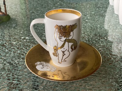Andy Warhol Rosenthal golden Angel 26-teilig Cafe Service Teelicht
