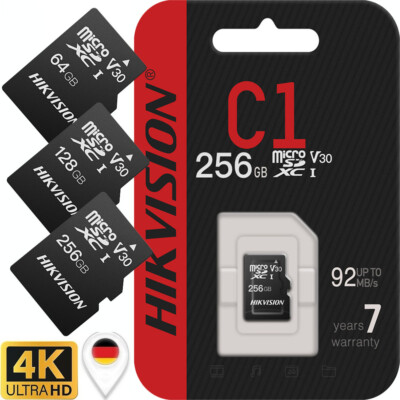 Ultra-Speed MicroSDXC TF Karte Datenspeicher 128/256 GB für Foto Video-Aufnahmen