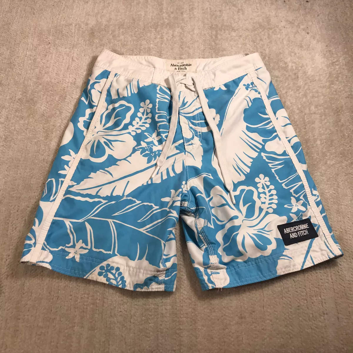 Abercrombie and fitch mens swim trunks clearance