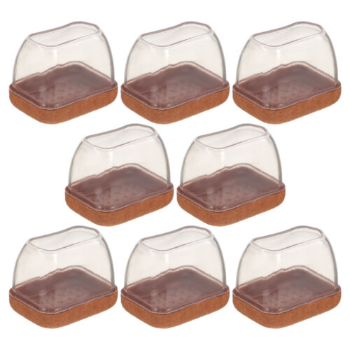  8 Pcs Caster Cup for Furniture Reduce Noise Leg Caps Chair Foot Cover Round - Afbeelding 1 van 12