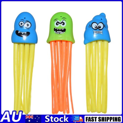 3Pcs Underwater Fun Toys Colorful Diving Practice Toys Beach Pool