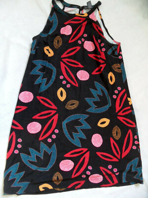 CHELSEA & THEODORE schönes buntes Jerseykleid Gr. L TOP BB420