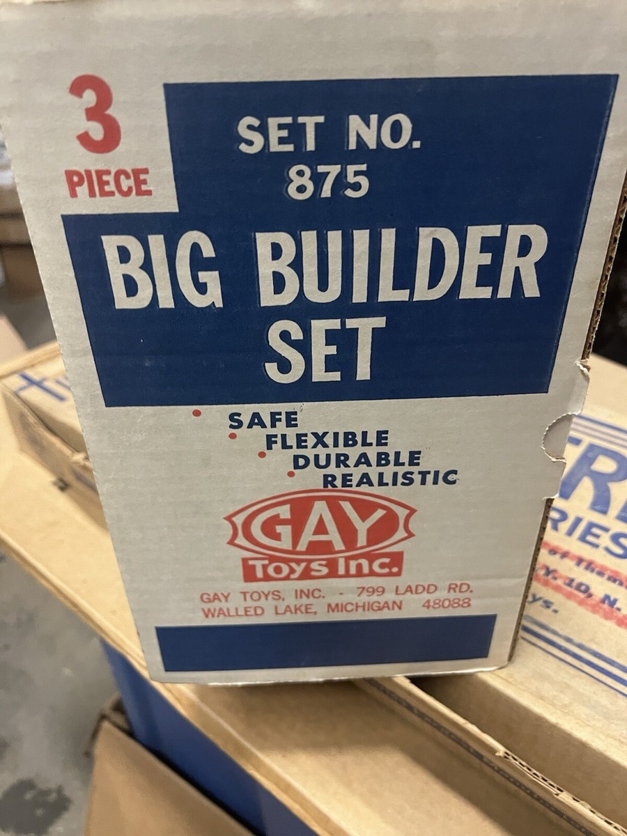 Vintage Gay Toys Inc. Big Builder construction set New in