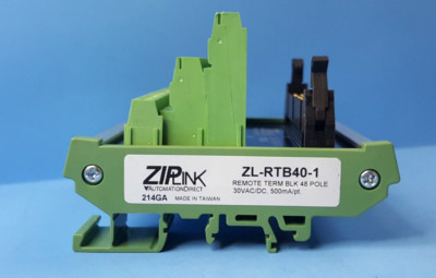 ONE- Terminal Block, ZL-RTB40-1, ZIPLink, 48Poles, 30VAC/DC, 500 mA